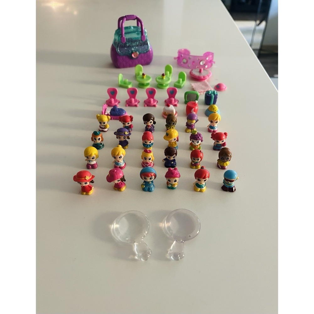Squinkies People Lot Of 24+ Accessories